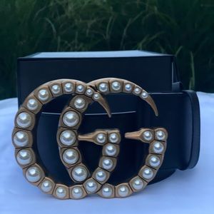 Large pearl Authentic Gucci belt